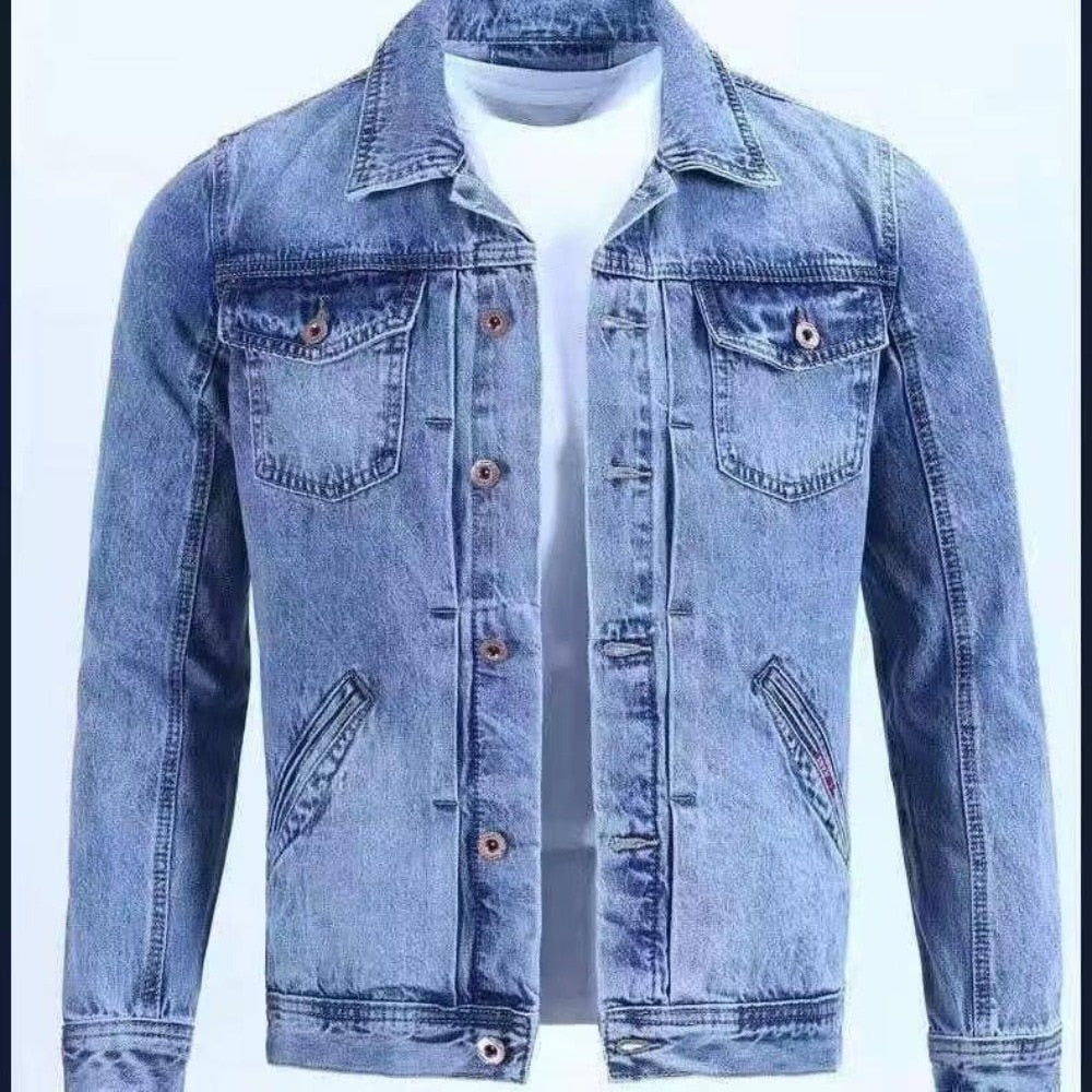Retro-Jeansjacke für Herren