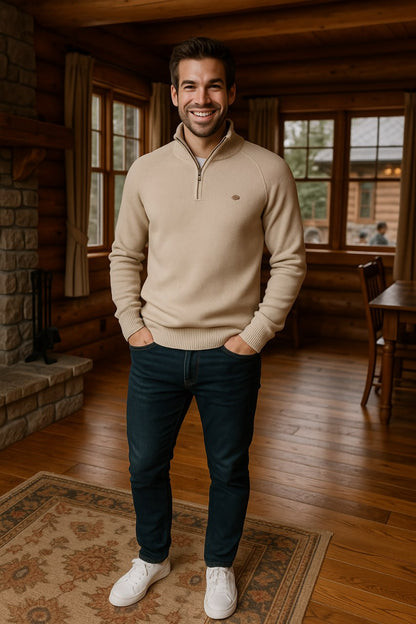 Stilvoller Zip-Up Pullover - Gianni