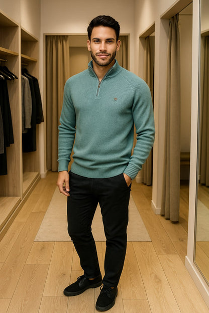 Stilvoller Zip-Up Pullover - Gianni