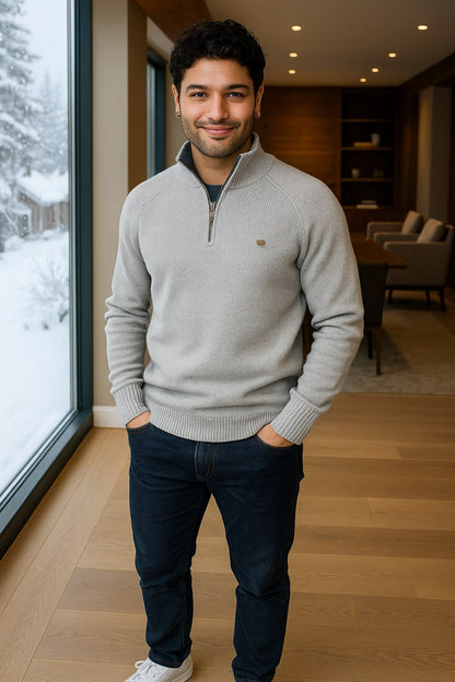 Stilvoller Zip-Up Pullover - Gianni