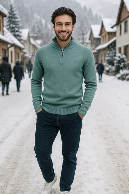 Stilvoller Zip-Up Pullover - Gianni